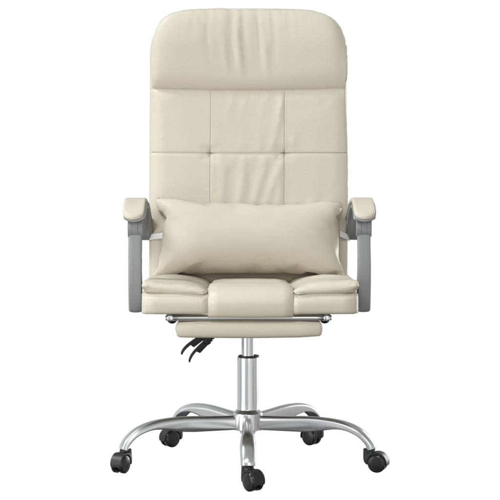 Bürostuhl mit Massagefunktion Schwarz Kunstleder