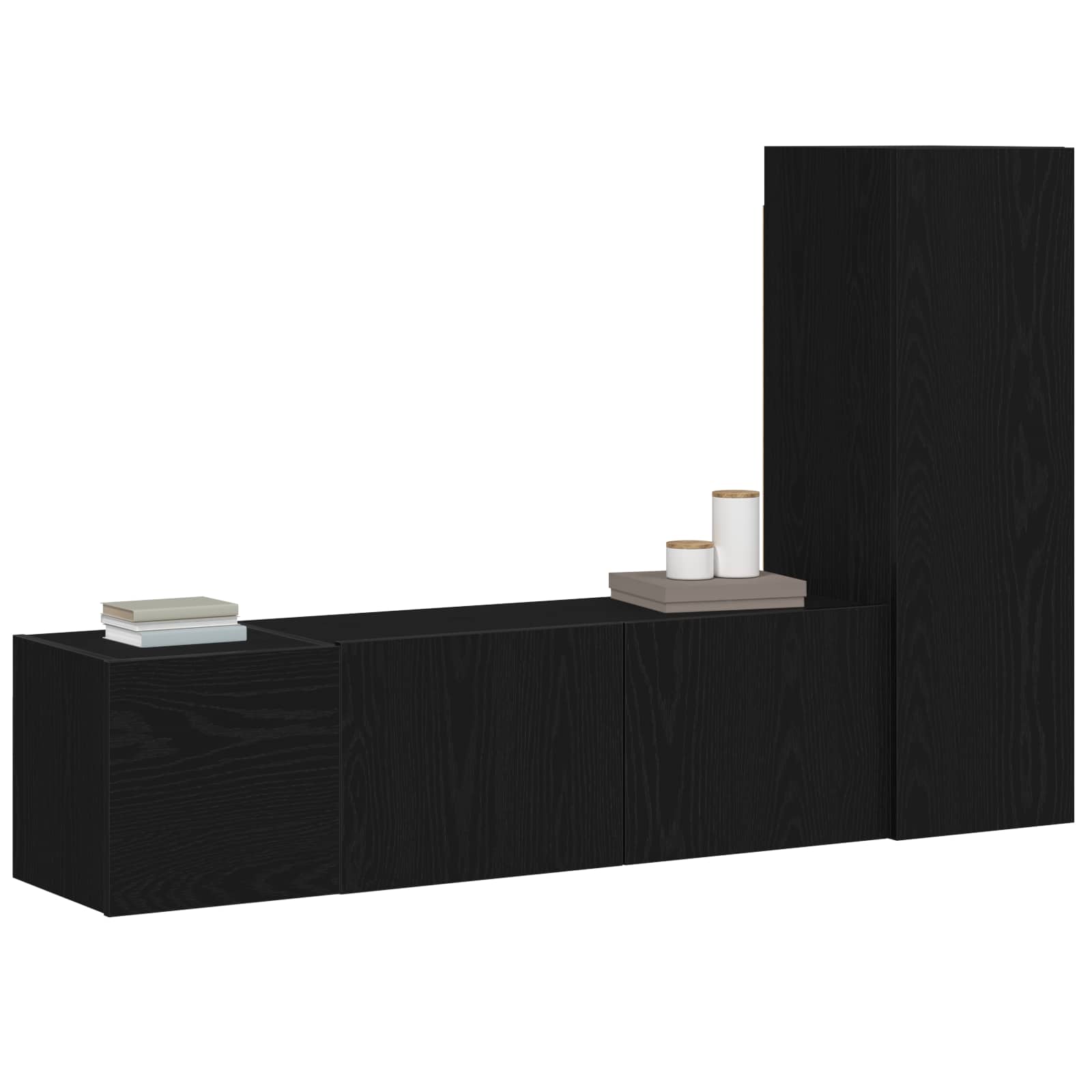 5-tlg. TV-Schrank-Set Weiß Holzwerkstoff