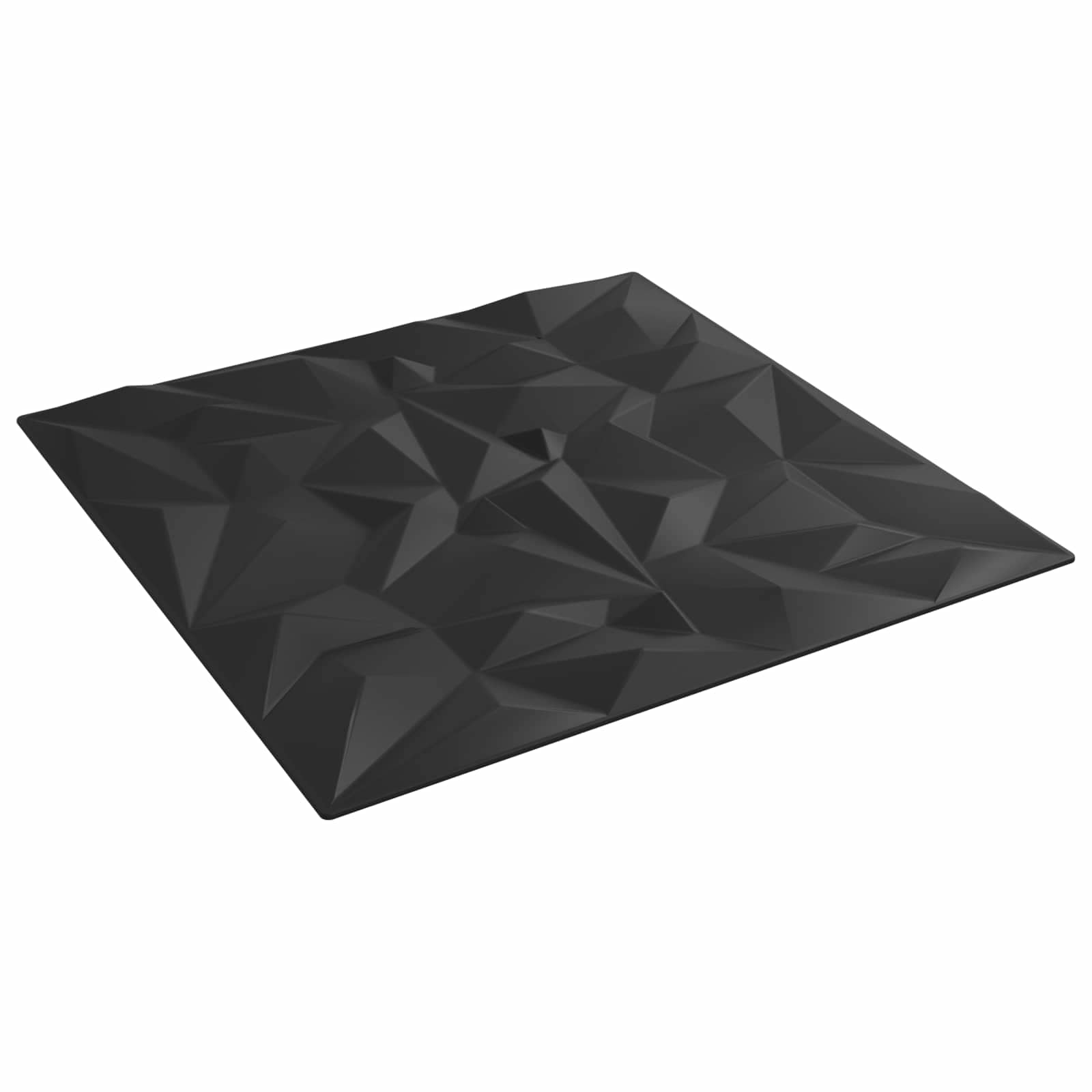 Wandpaneele 12 pcs Diamant Weiß 50 x 50 cm XPS Schaum