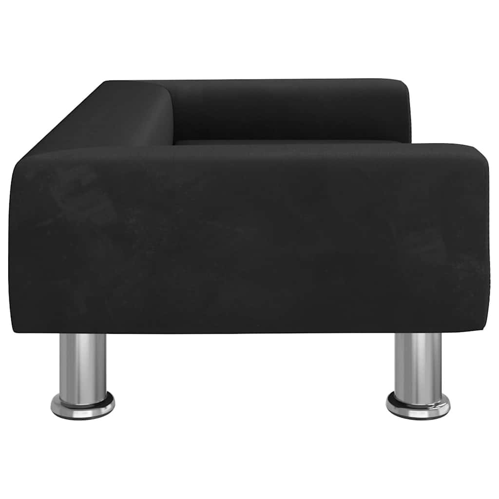 Hundebett Blau 70x45x26,5 cm Samt