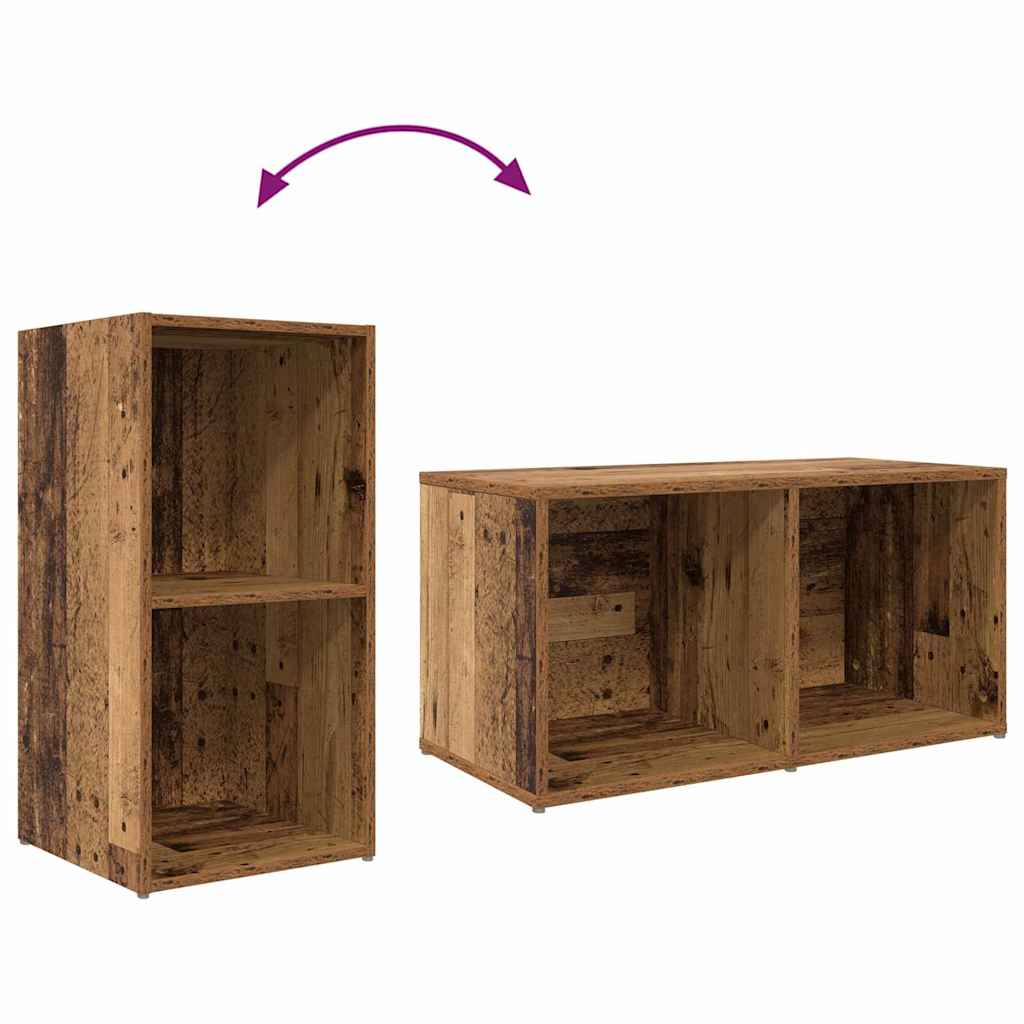 3-tlg. TV-Schrank-Set Weiß Holzwerkstoff