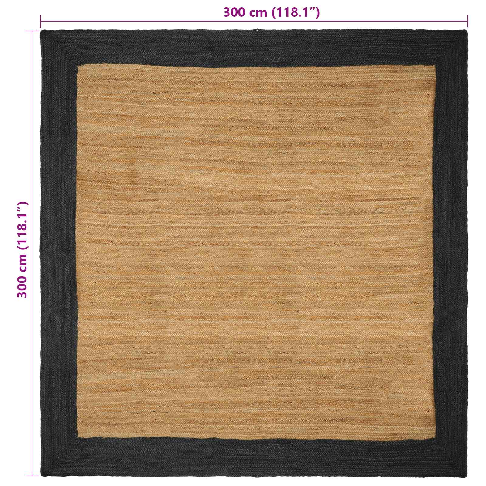Bereichsteppiche Grau 60 x 110 cm Jute