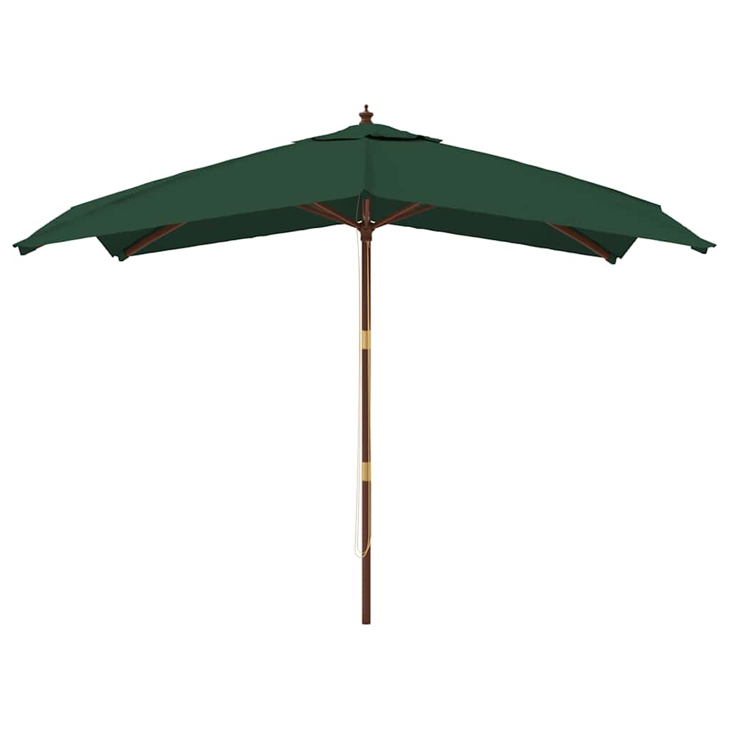 Sonnenschirm mit Holzmast Sandfarben 300x300x273 cm