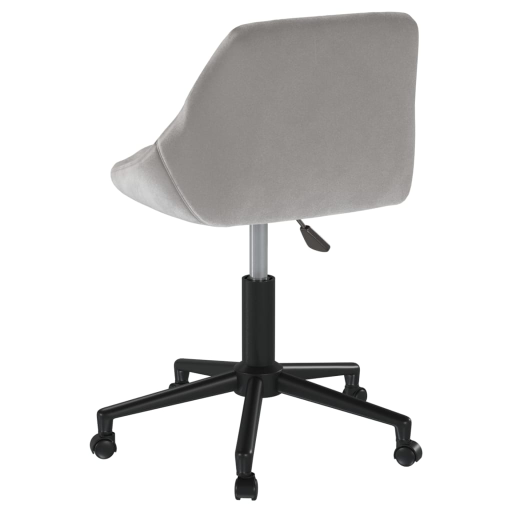 Bürostuhl Drehbar Creme Samt