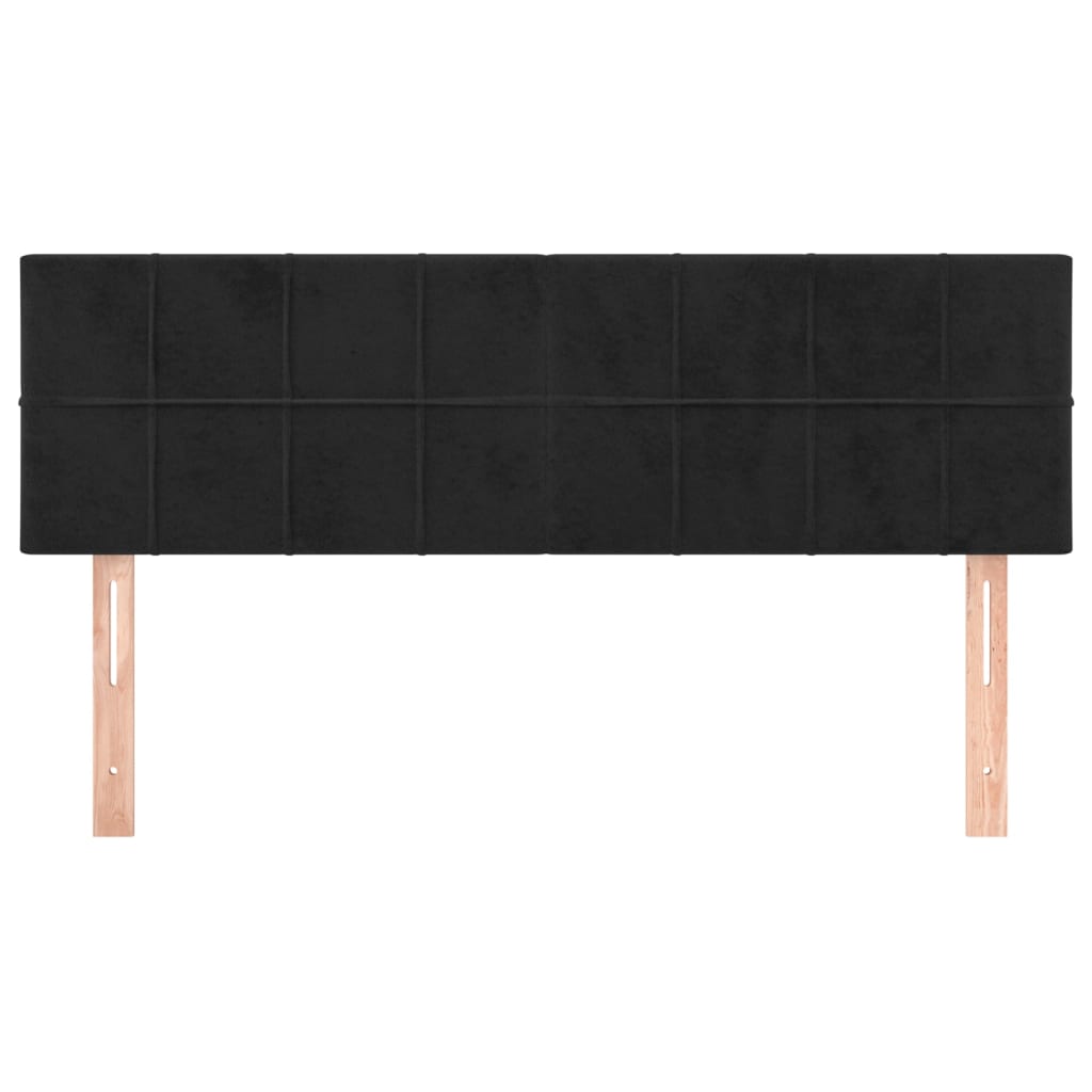 Kopfteil Hellgrau 80x5x118/128 cm Samt