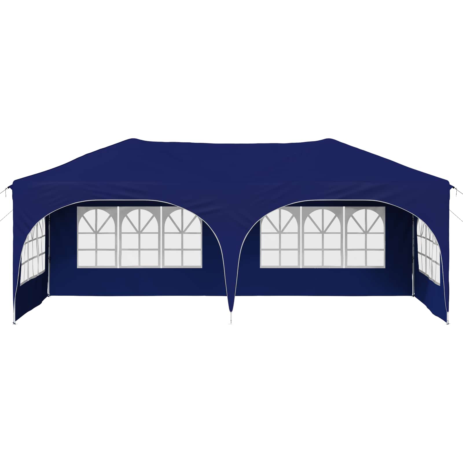 Pop-up Partyzelt 575 x 288 x 245 cm Creme Oxford-Stoff