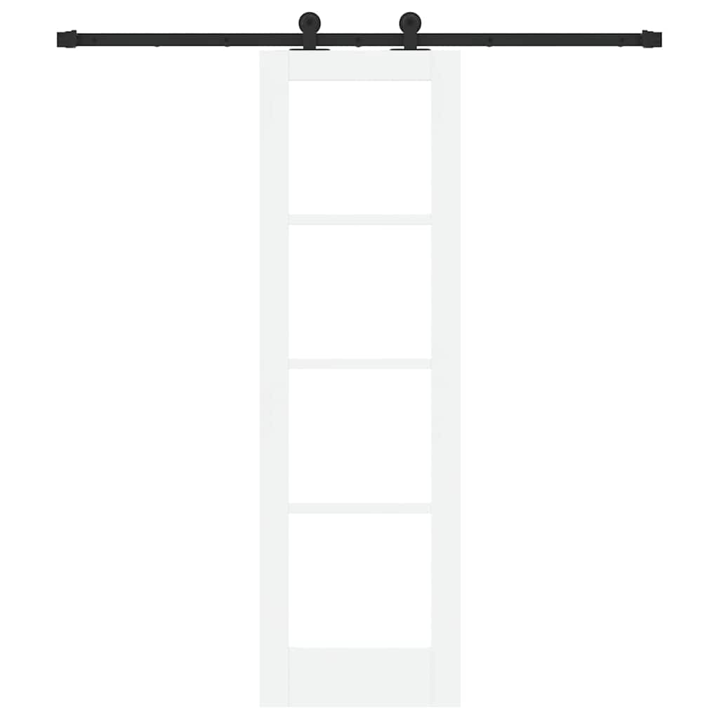 Schiebetür ORKDAL Natürlich und Schwarz 61 x 198,5 cm