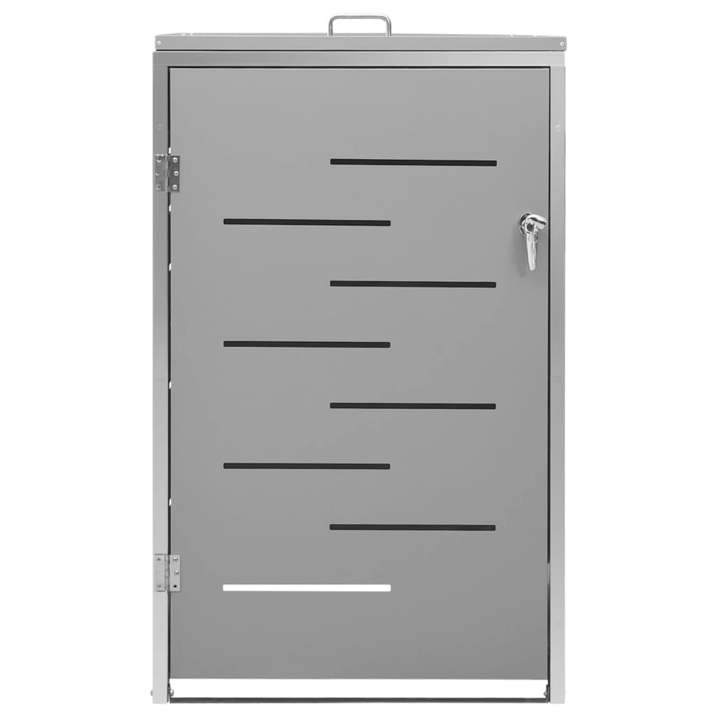 Mülltonnenbox für 3 Tonnen 207x77,5x112,5 cm Edelstahl