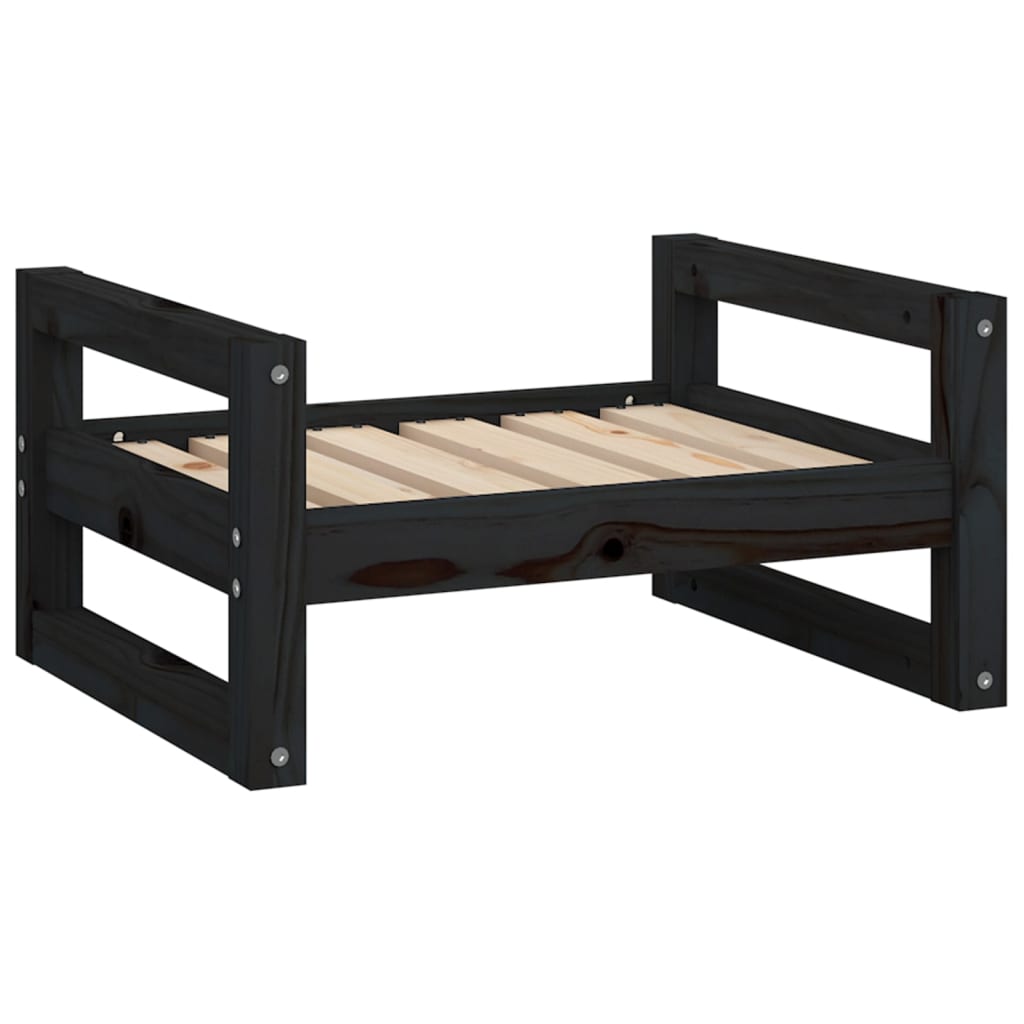Hundebett 55,5x45,5x28 cm Massivholz Kiefer
