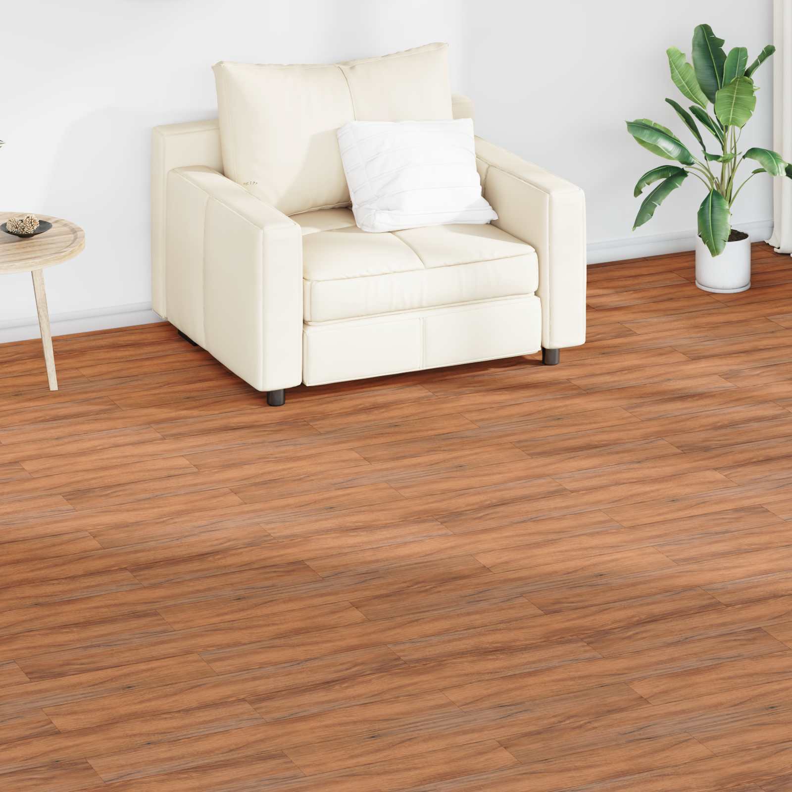 Bodenplanken 36 pcs Walnussbraun 5,02 m² PVC