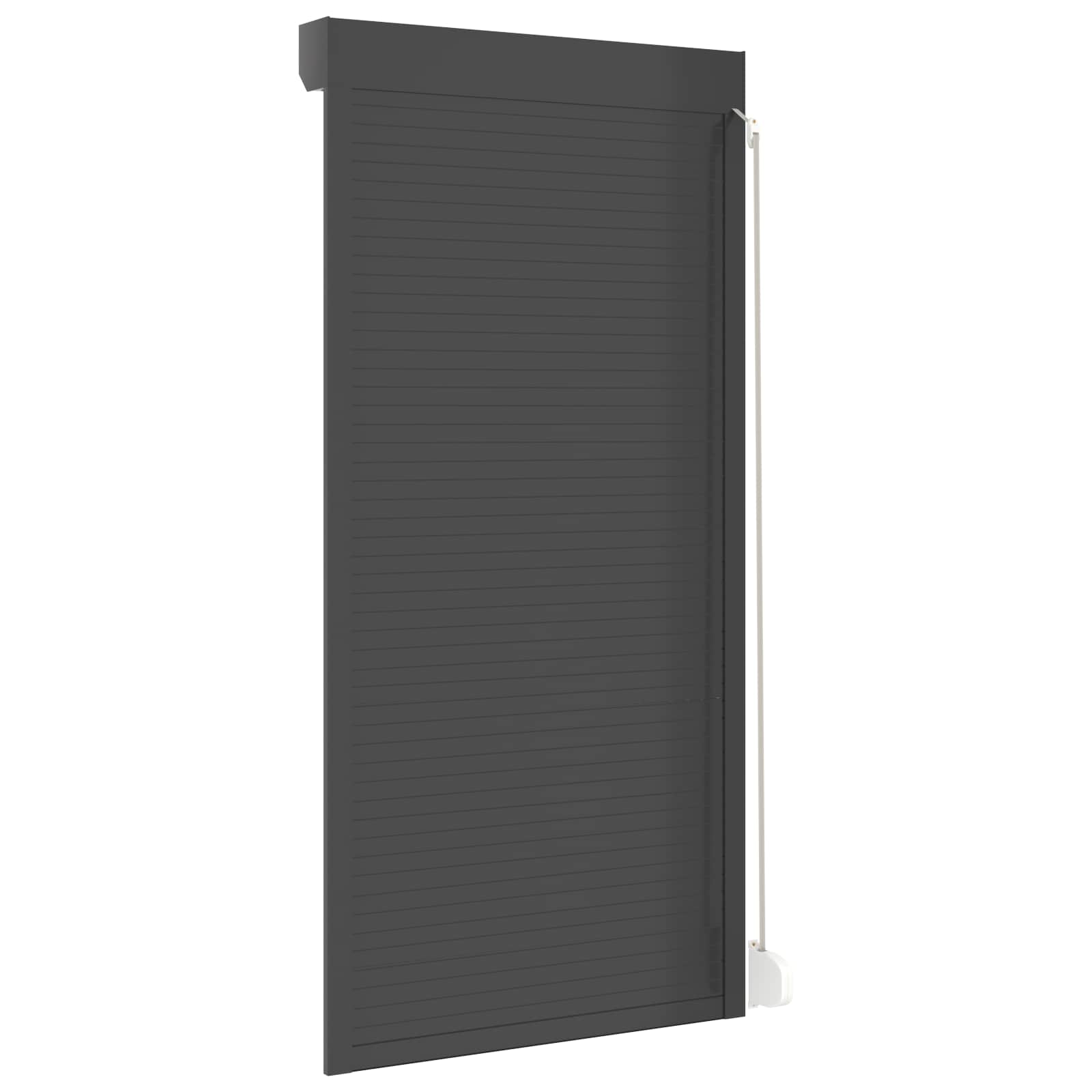 Rollladen Weiß 70 x 100 cm Aluminium und Polyurethan