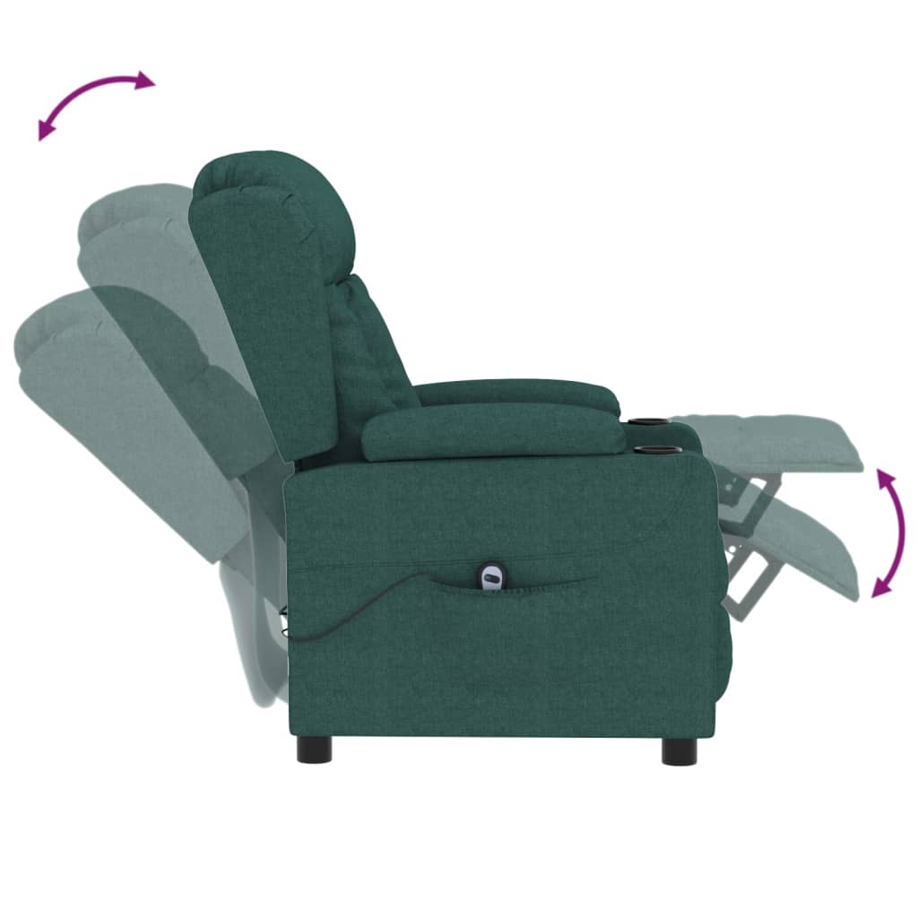 Relaxsessel Elektrisch Braun Stoff