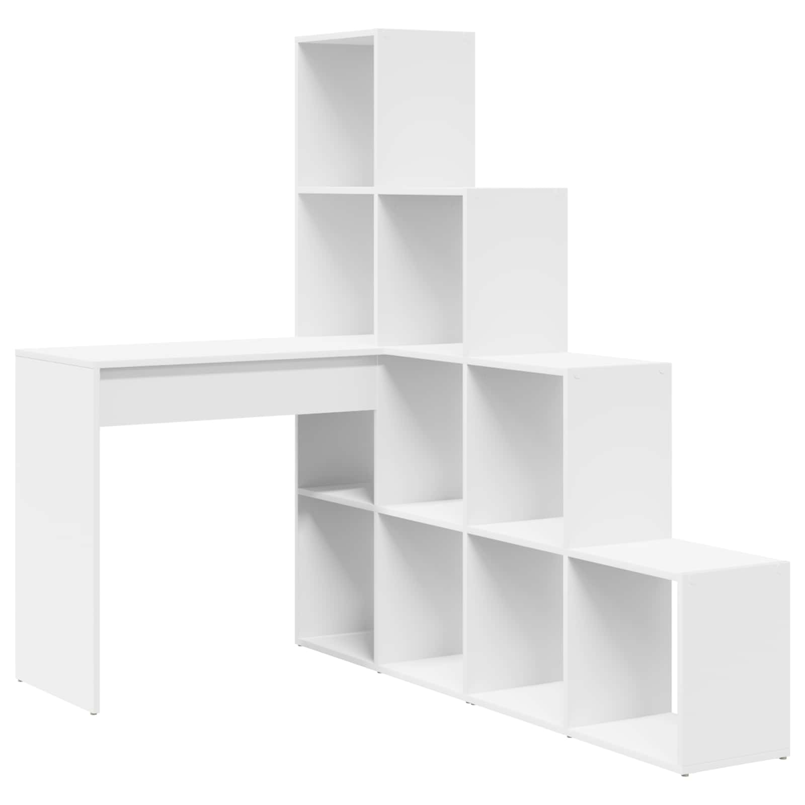 Eck-Schreibtisch Schwarz Eichen-Optik 101,5 x 149,5 x 149,5 cm