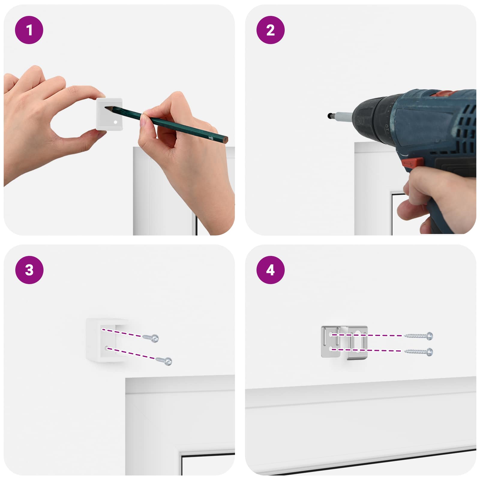 Jalousie Silber Grau 150 x 40 cm 25 mm PVC