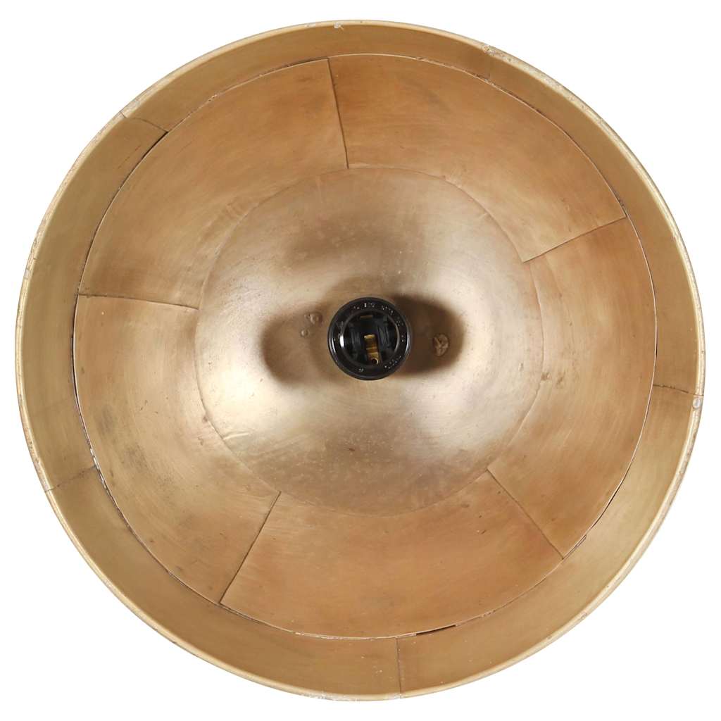 Hängelampe Vintage Industriestil 25 W Silbern Rund 31 cm E27