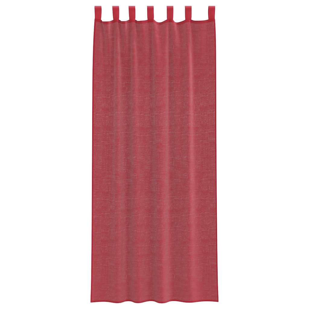 Voile Vorhänge mit Ösen 2 Stk. Apfelgrün 140x140 cm