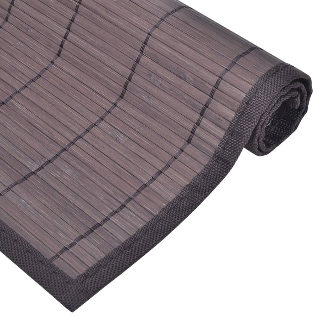 6 Bambus-Platzdeckchen 30 x 45 cm Natur