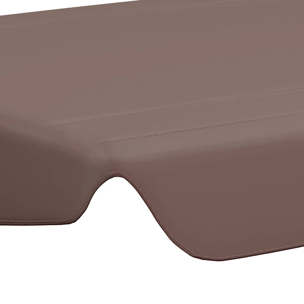 Ersatzdach für Hollywoodschaukel Beige 188/168x145/110 cm