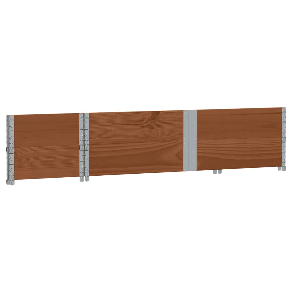 Pflanzkasten Grau 150x100 cm Massivholz Kiefer