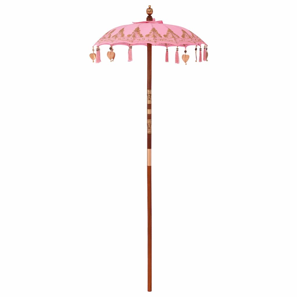 Balinesischer Sonnenschirm Creme 125 x 125 x 260 cm