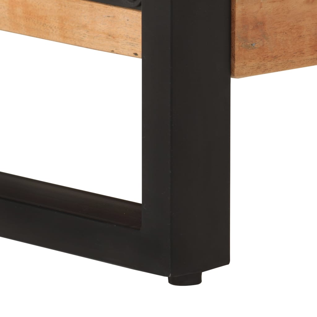 Couchtisch 120x55x40 cm Massivholz Mango