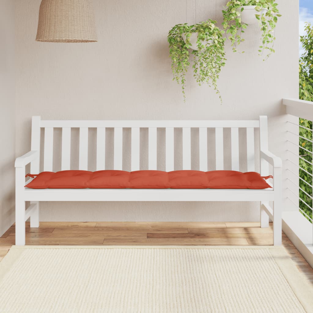 Gartenbank-Auflage Melange Anthrazit 100x50x7 cm Stoff