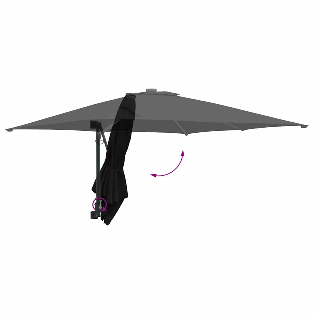 Garten-Sonnenschirm Sand 248,5 x 247,5 x 160 cm