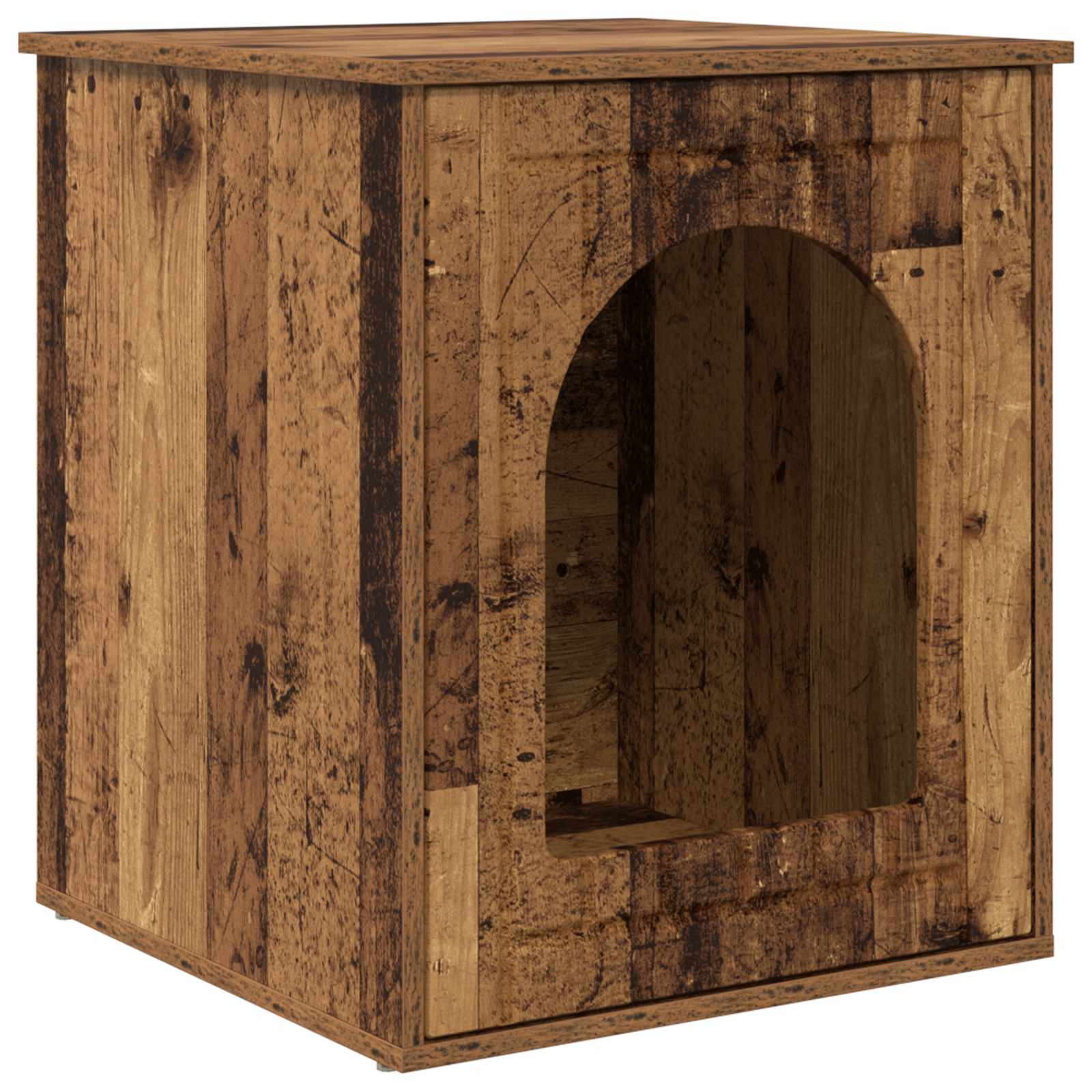 Katzenhaus Weiß 53 x 52 x 62 cm Holzwerkstoff