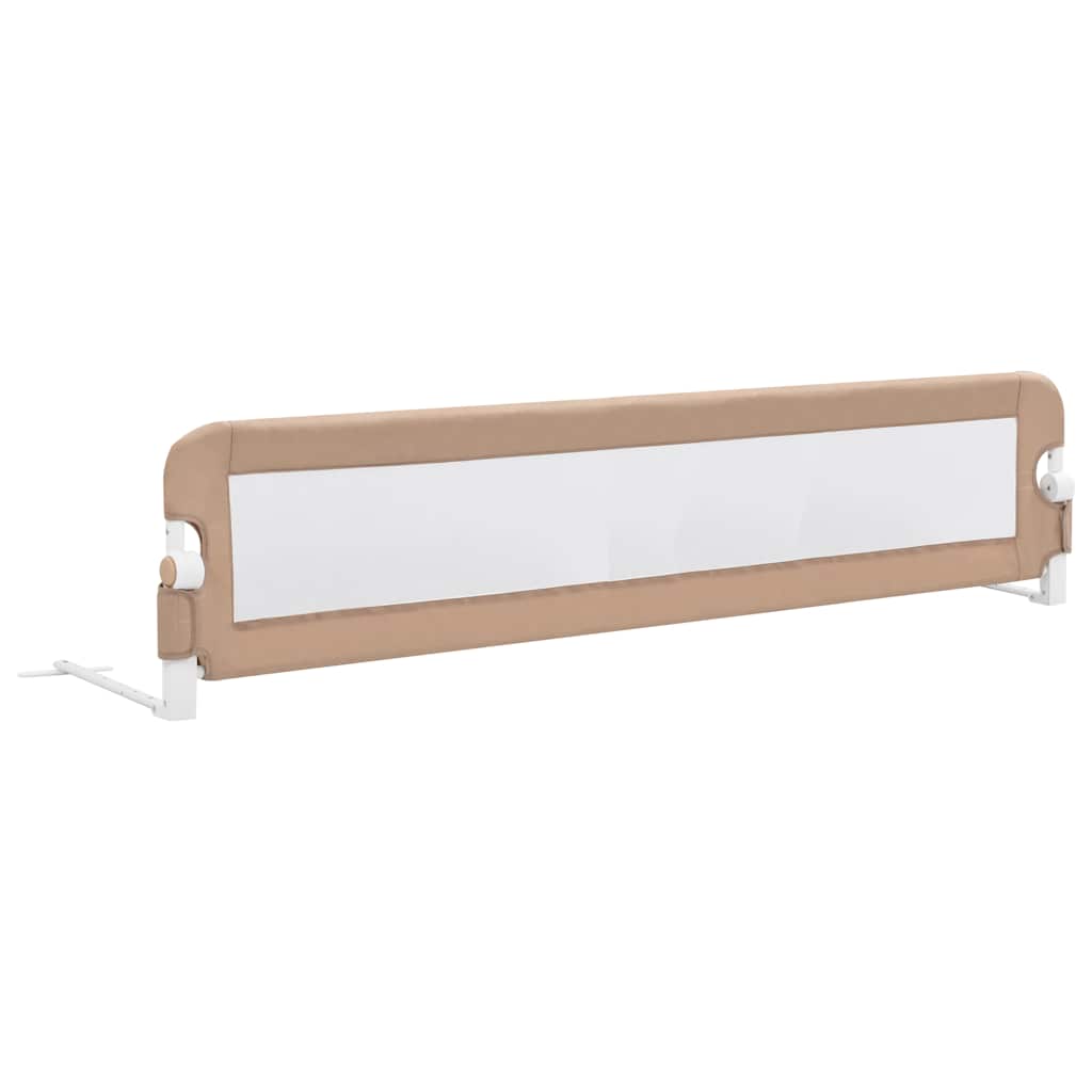 Kleinkind-Bettschutzgitter Taupe 102x42 cm Polyester