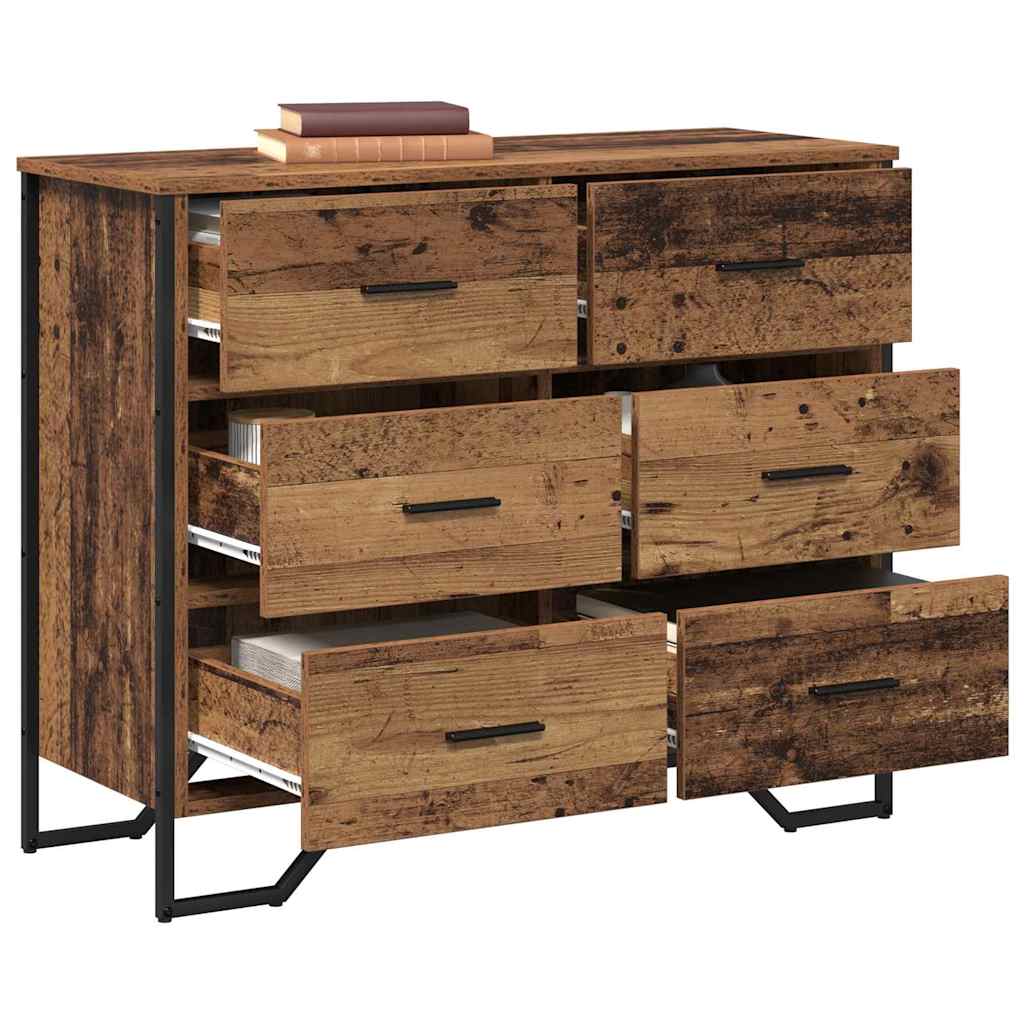 Kommode Schwarz 91x35,5x74,5 cm Holzwerkstoff