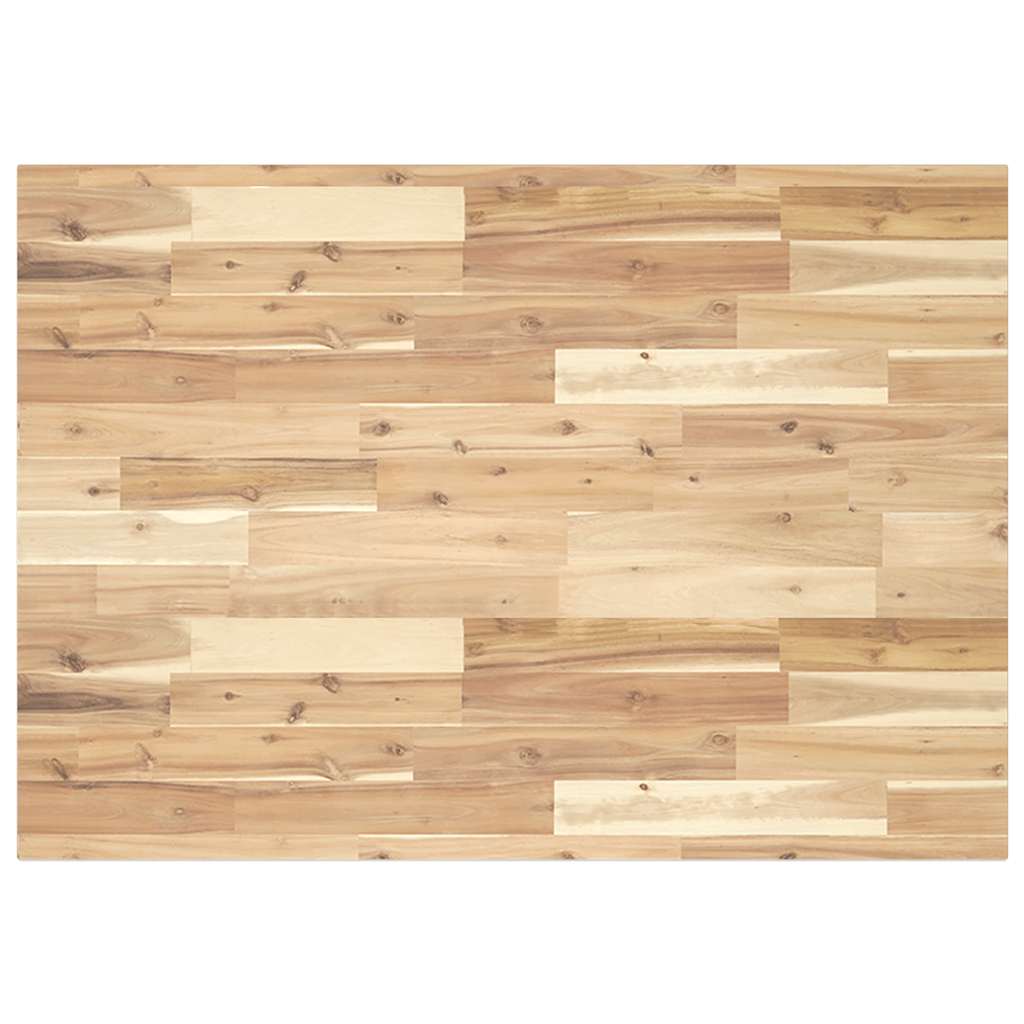 Schreibtischplatte Unbehandelt 60x50x2 cm Massivholz Akazie