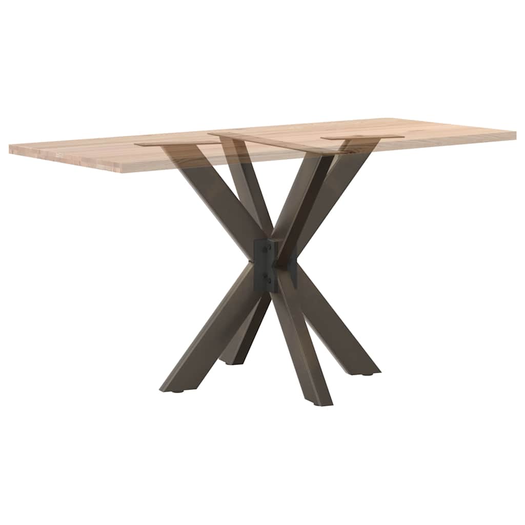 Couchtischbein in Spinnenform Naturstahl 98x58x(42-43) cm Stahl