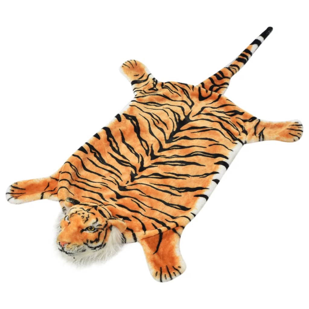 Plüsch Leopardenfell Teppich 139 cm Braun