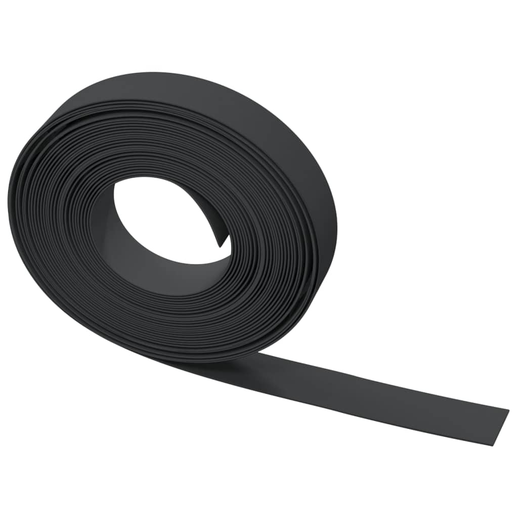 Gartenumrandung 25 m 10 cm PE Grau