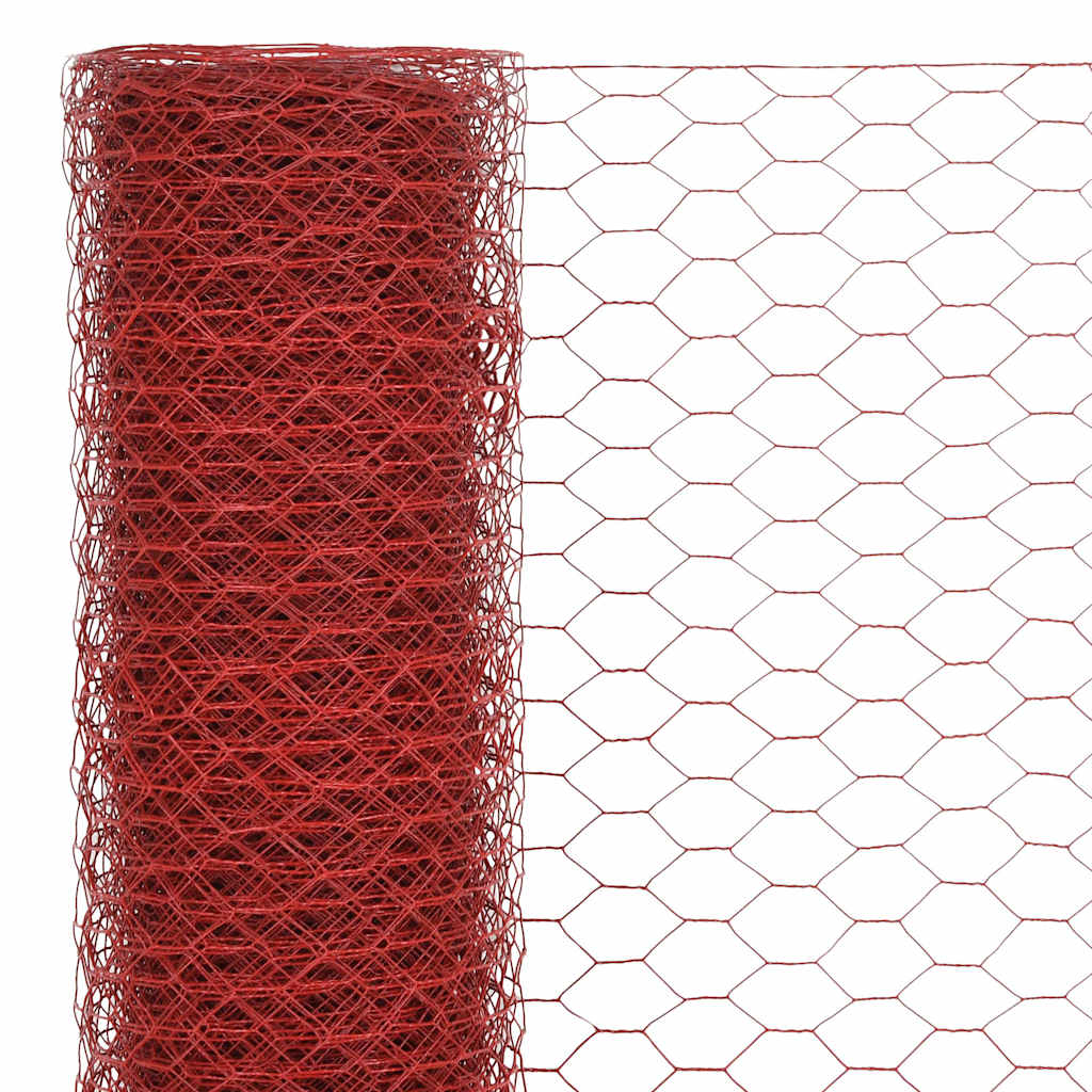 Drahtzaun mit PVC-Beschichtung 25x0,75 m Grün