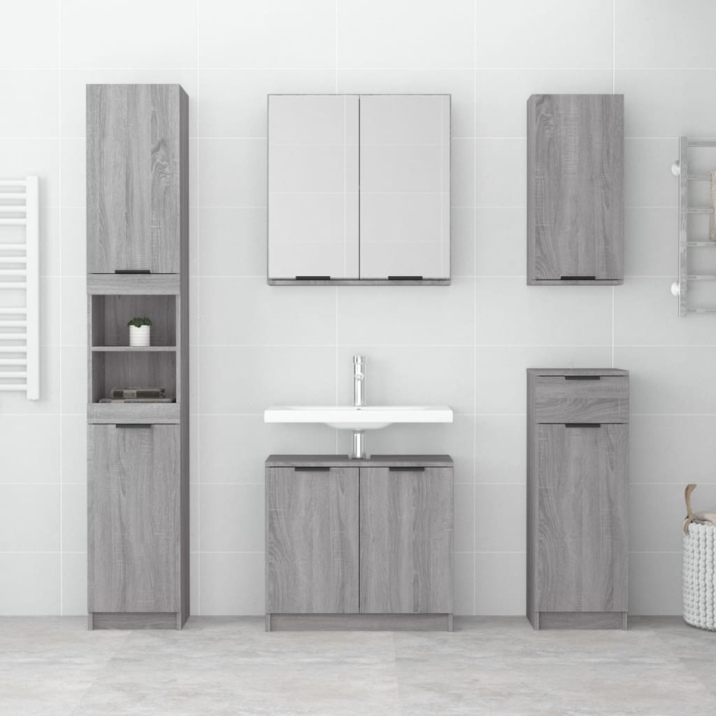 Bad-Spiegelschrank Weiß 64x20x67 cm