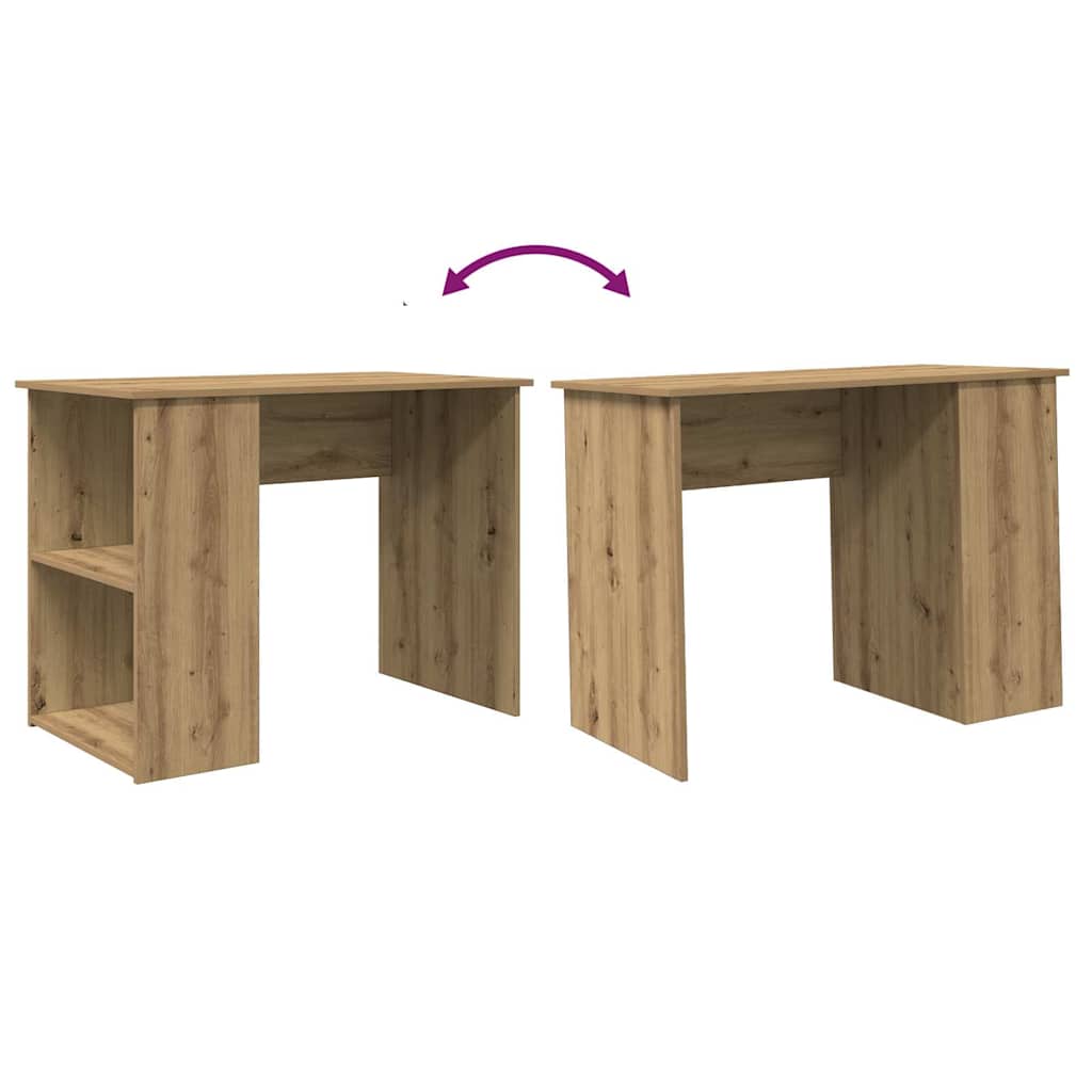 Schreibtisch Weiß 100x55x75 cm Holzwerkstoff