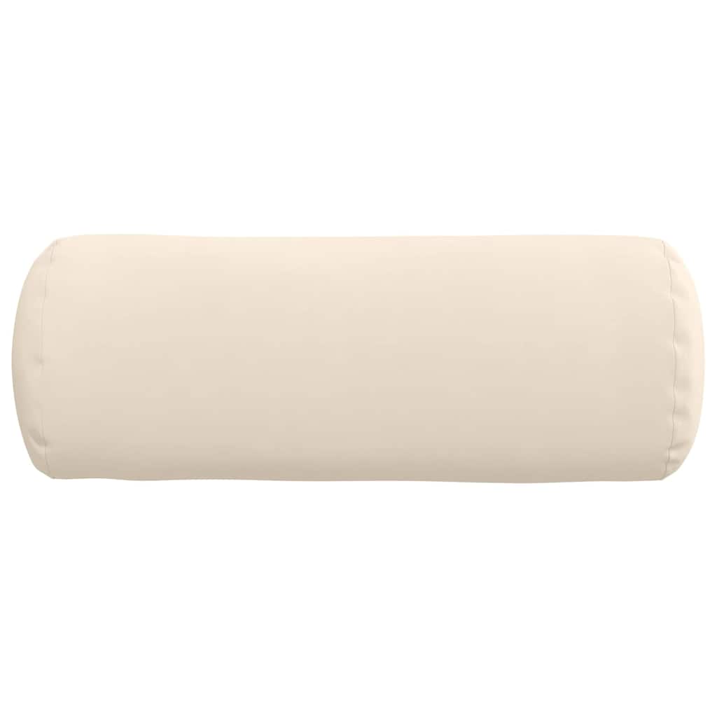 Bolsterkissen 2 Stück Taupe Ø 15 x 40 cm Mikrofaserstoff
