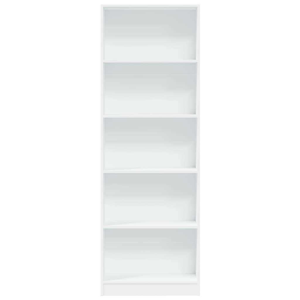 Bücherregal Weiß 40x24x75 cm Holzwerkstoff