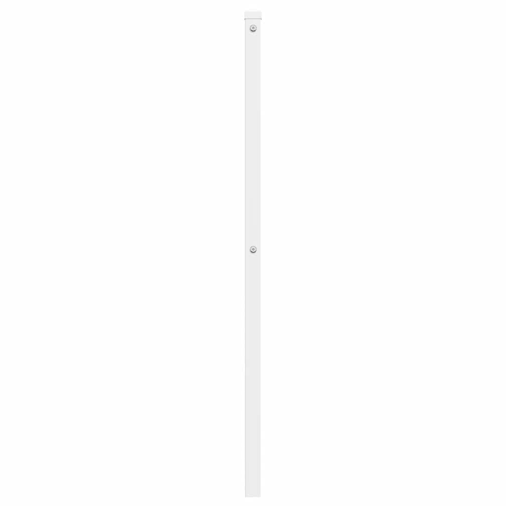 Ersatz-Kopfteil Metall Weiß 100 cm