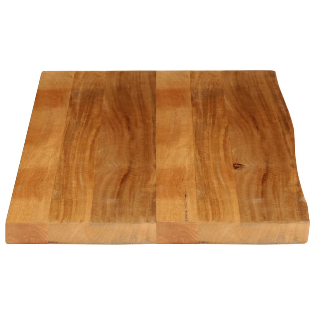 Wandregal 40x20x2,5 cm Rechteckig Massivholz Akazie Baumkante