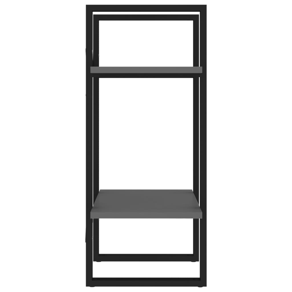 Bücherregal 2 Fächer Weiß 40x30x70 cm Holzwerkstoff