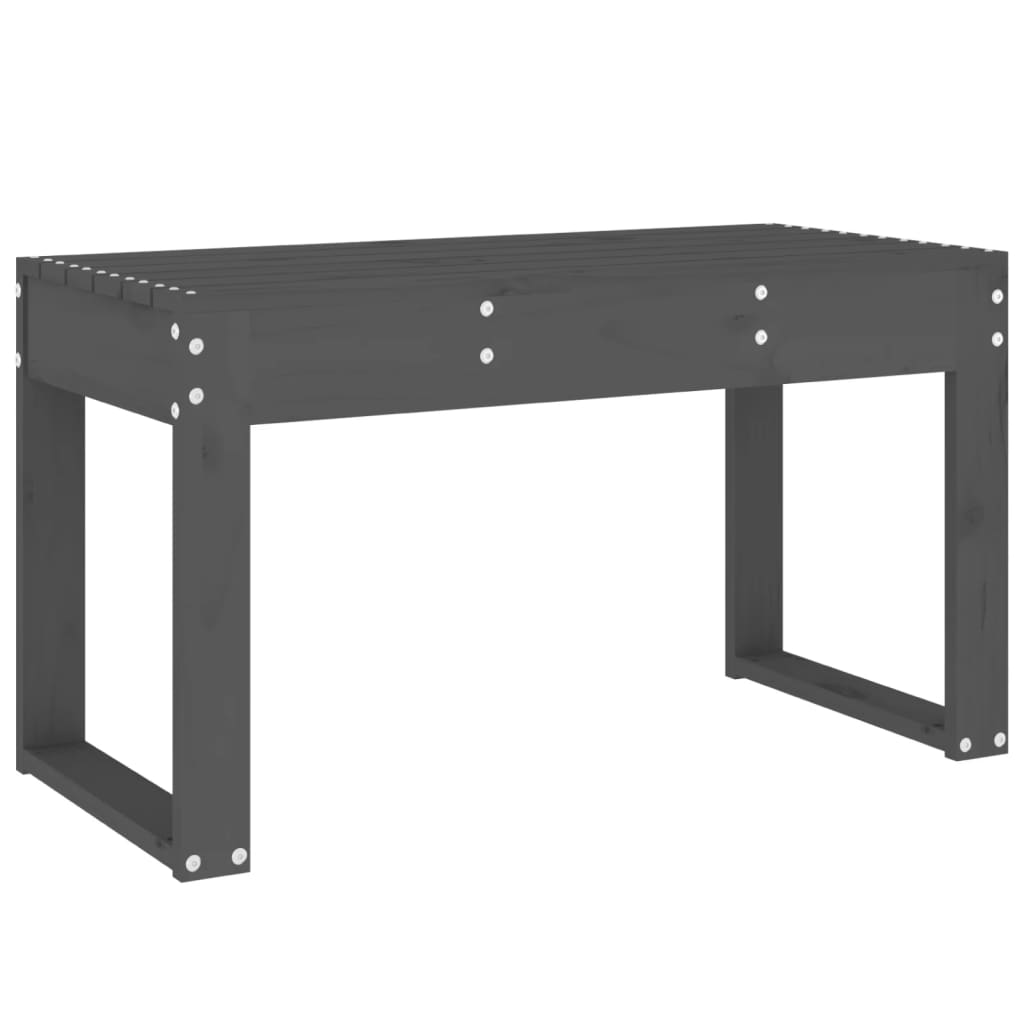 Gartenbank 80x38x45 cm Massivholz Kiefer