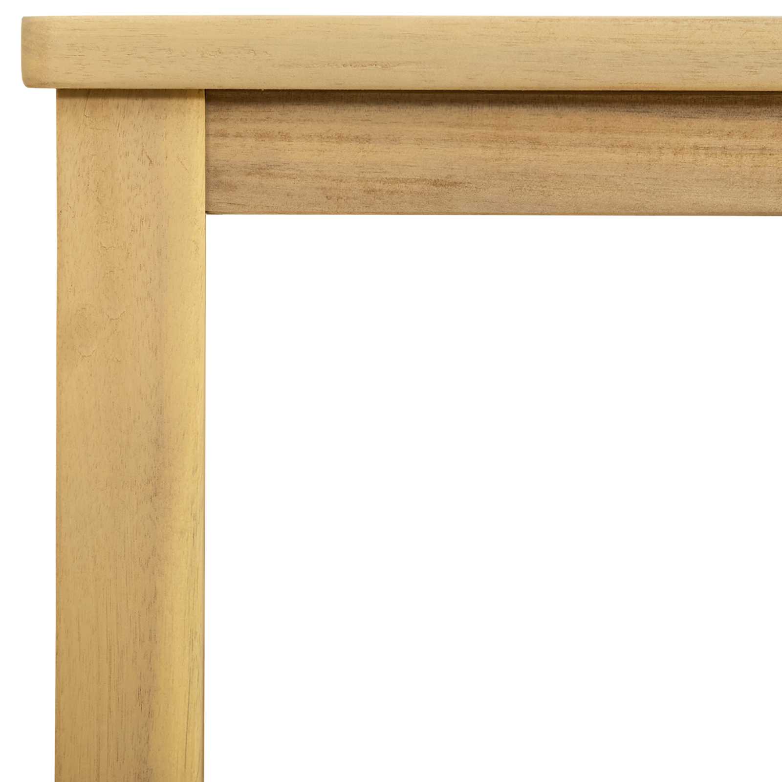 Gartenkonsole Tisch Helles Akazienholz 80 x 35 x 75 cm