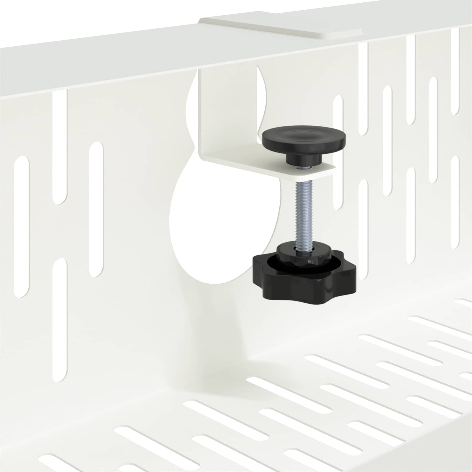 Unter dem Schreibtisch Kabelmanagement Tray 2 Stk. Anthrazit