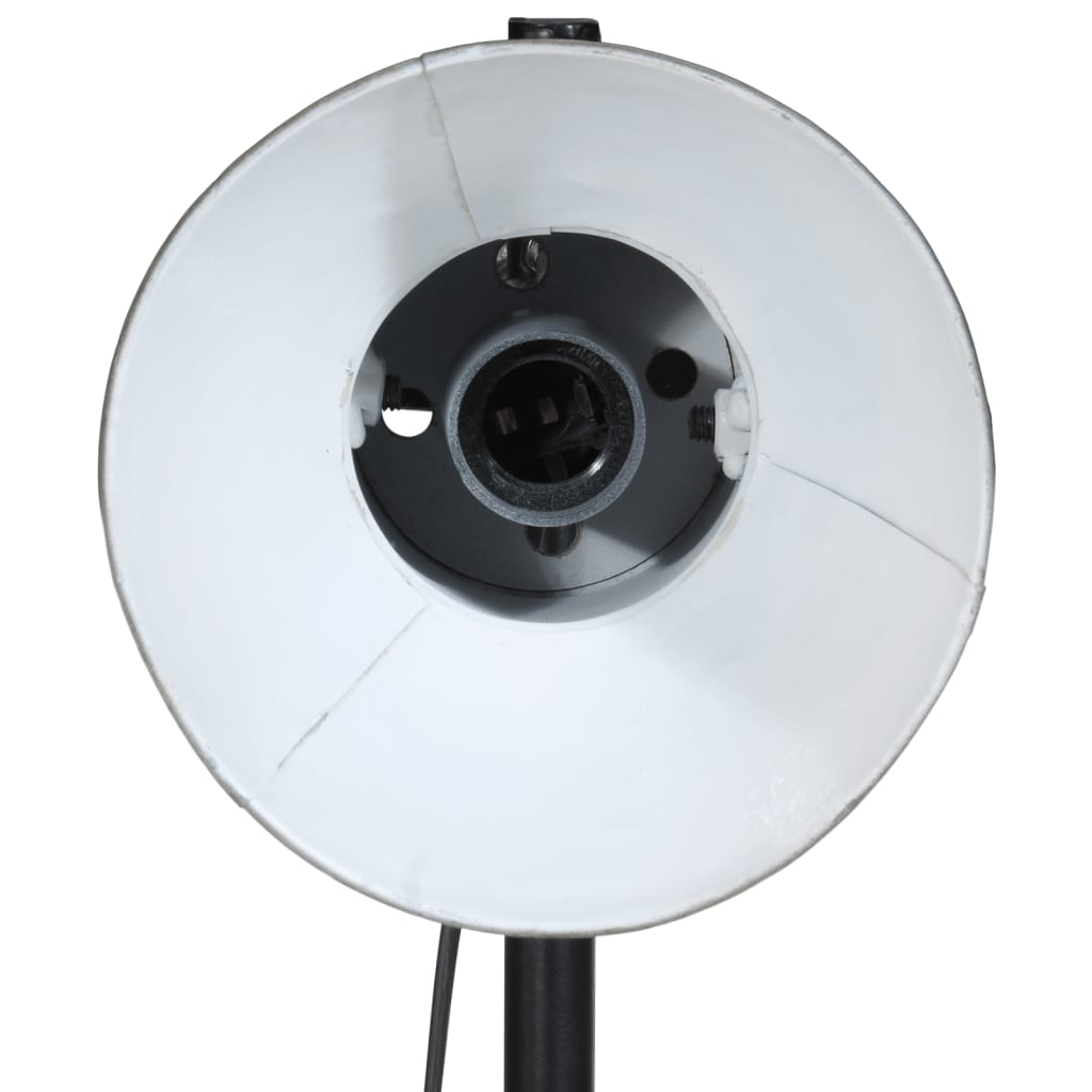 Stehlampe 2-flammig Silbern E27 Gusseisen
