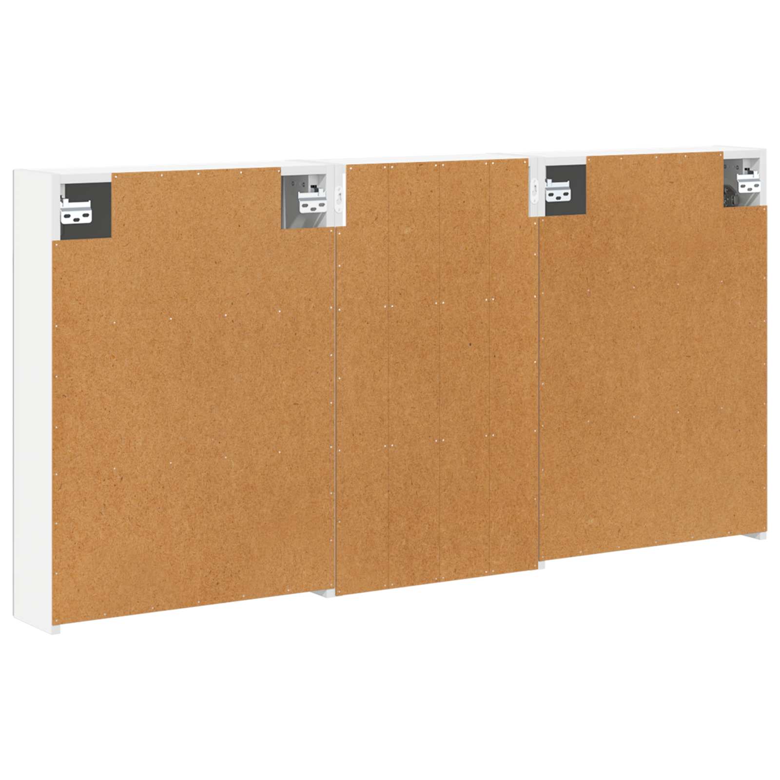 Badezimmerschrank-Set 3 pcs 80 x 10,5 x 50 cm Holzwerkstoff