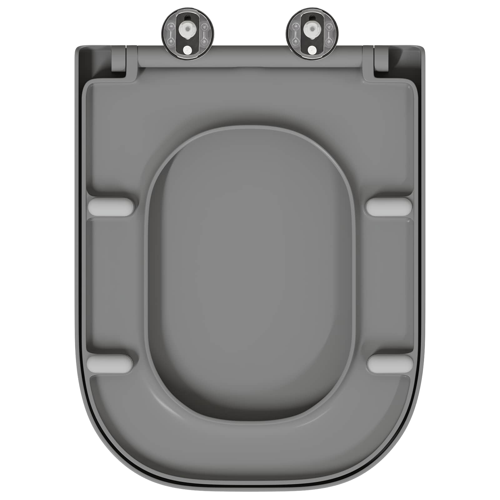Toilettensitz Anthrazit 47,5 x 35 x 3,6 cm Duroplast