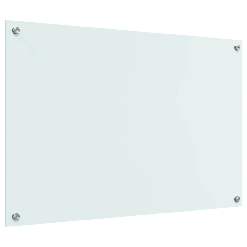 Küchenrückwand 2 pcs Weiß 70 x 40 cm Gehärtetes Glas
