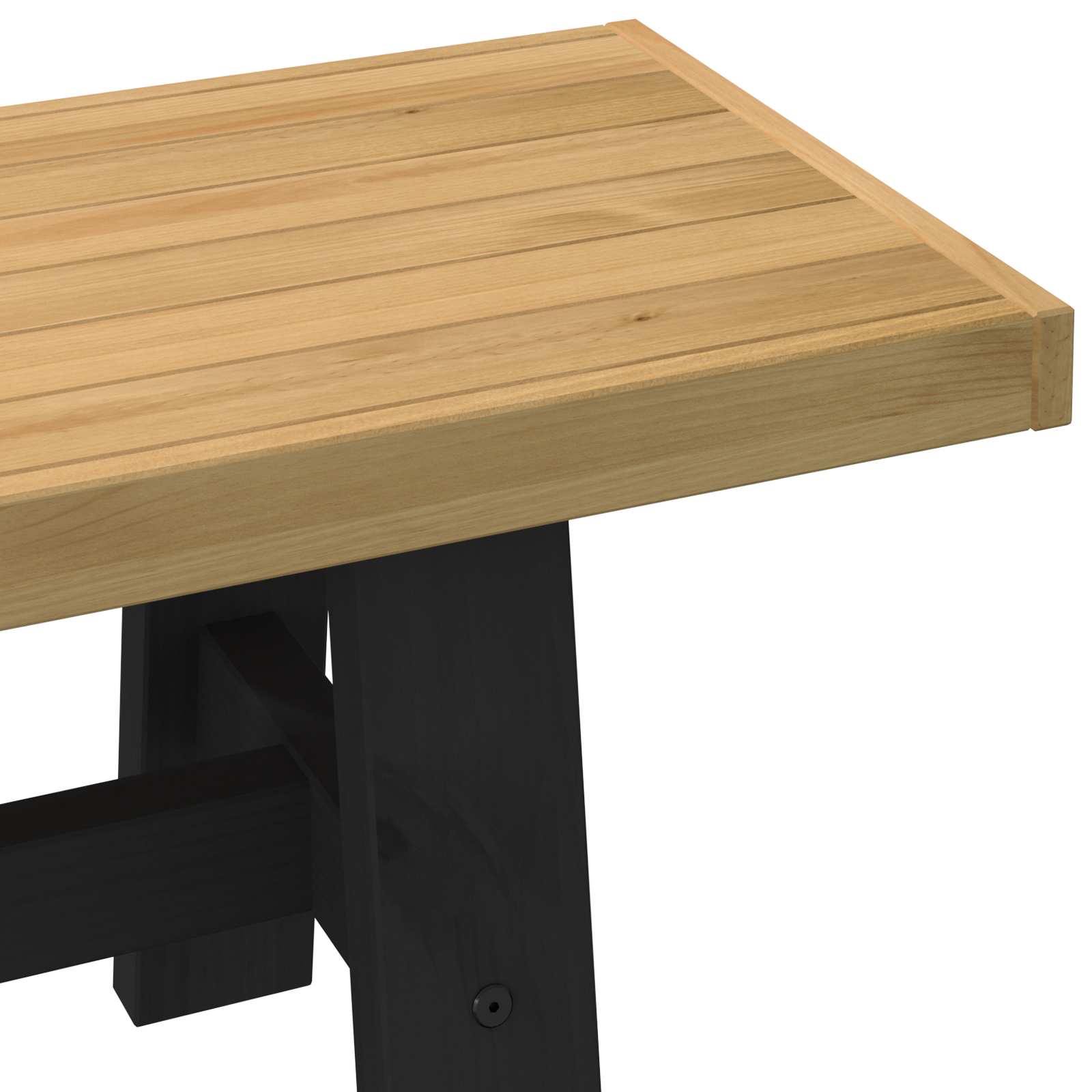 Esstischbank NOAIN 180 x 41 x 45 cm Massives Kiefernholz
